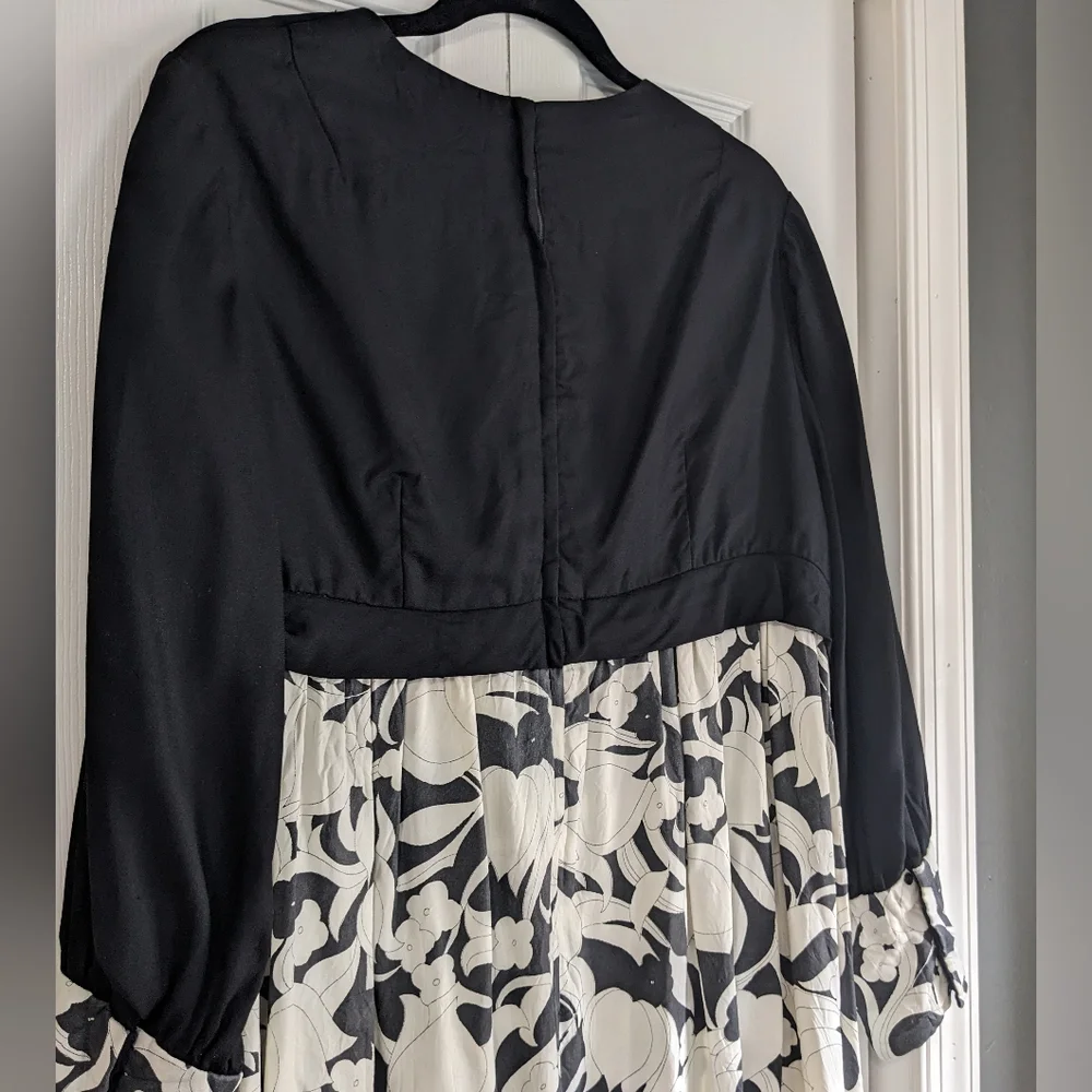 Vintage 60s 70s floral maxi dress - Picture 3 of 11